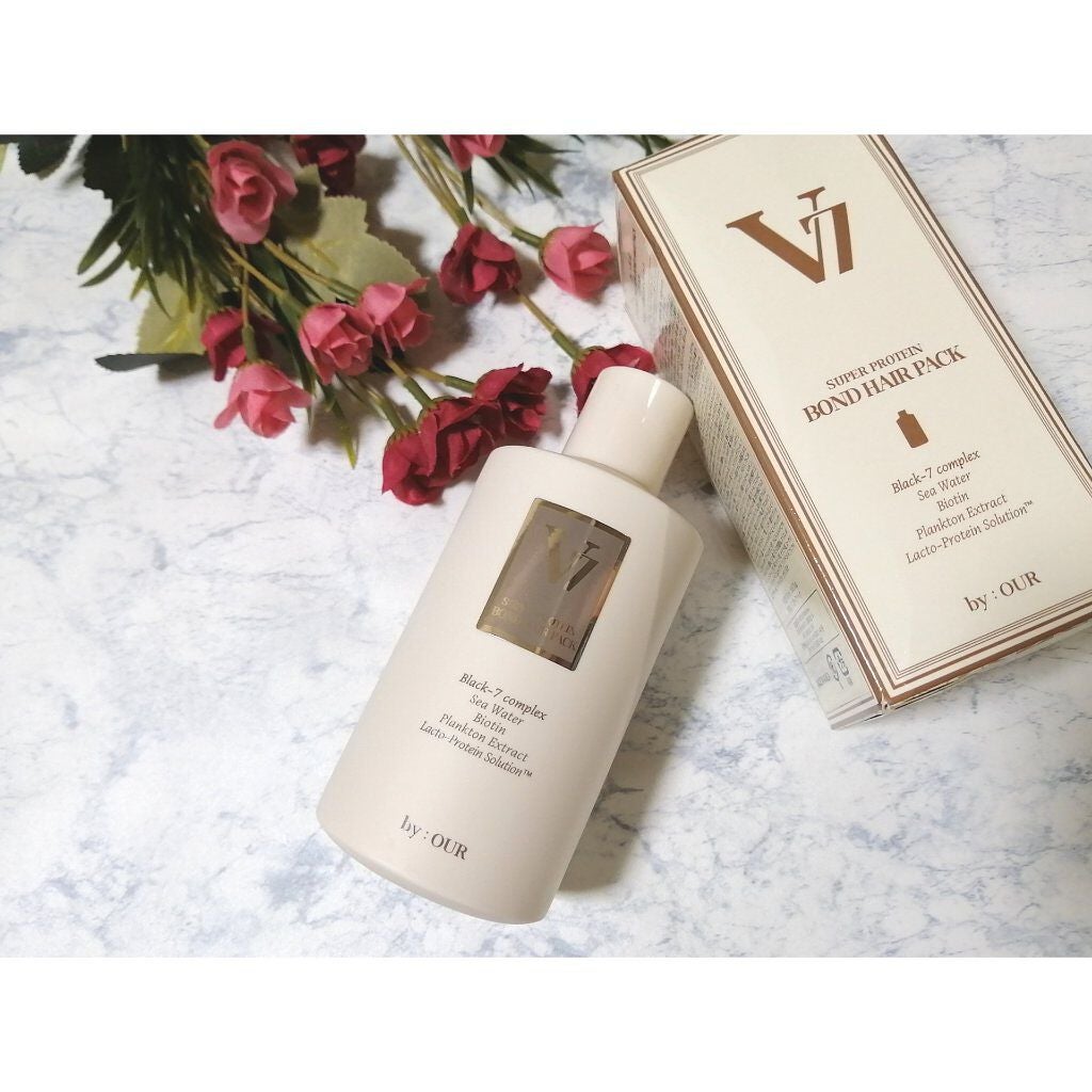 V7 スーパープロテイン ボンドヘアパック/by : OUR/ヘアマスク・ヘアパックを使ったクチコミ(1枚目)