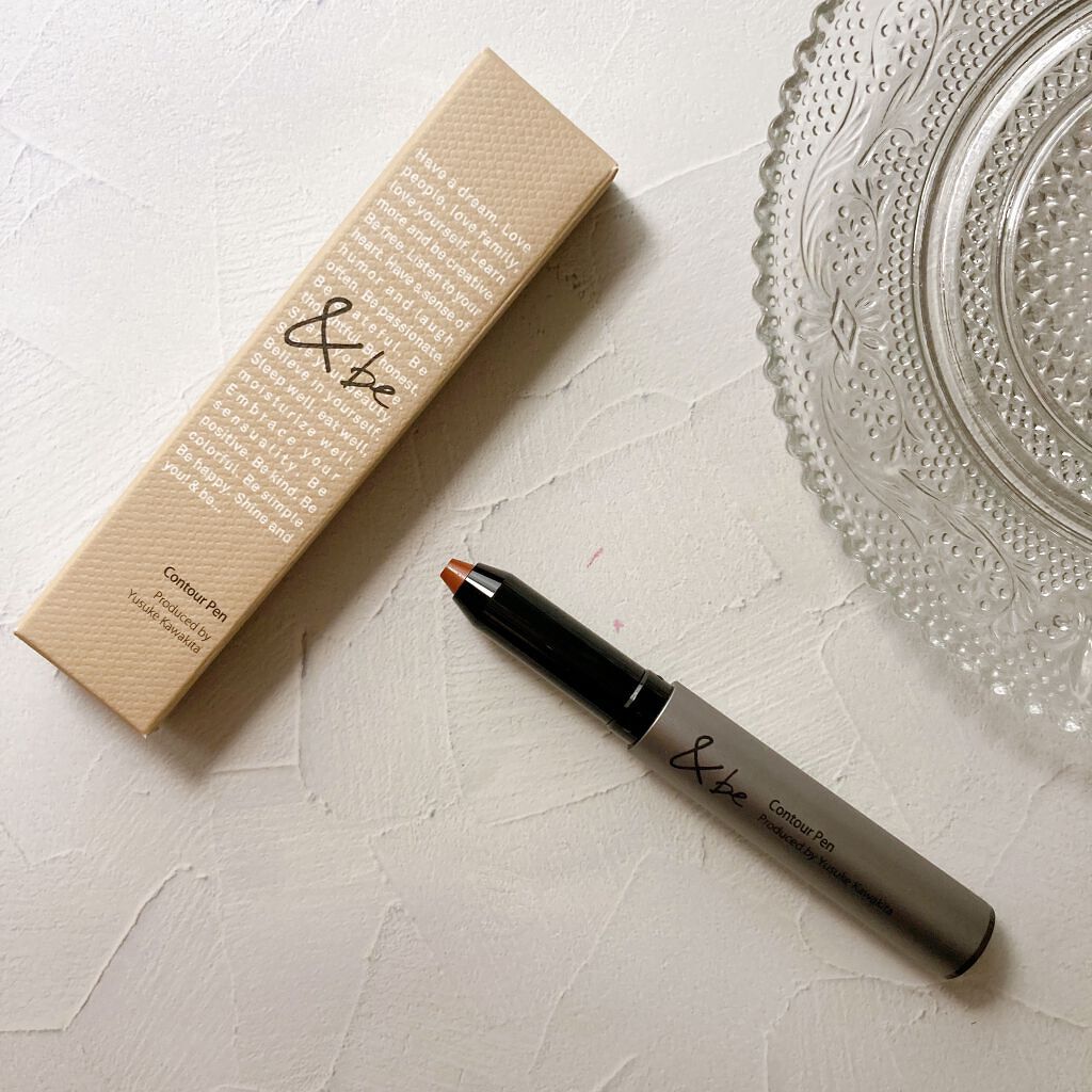 &be コントゥアペン/＆be/シェーディングを使ったクチコミ（1枚目）