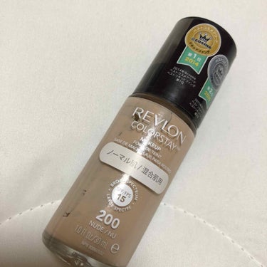 REVLON カラーステイ メイクアップのクチコミ「

個人的にKATEのリキッドファンデよりよき☺️
綺麗に仕上がるし、カバー力もあって崩れにく.....」（1枚目）