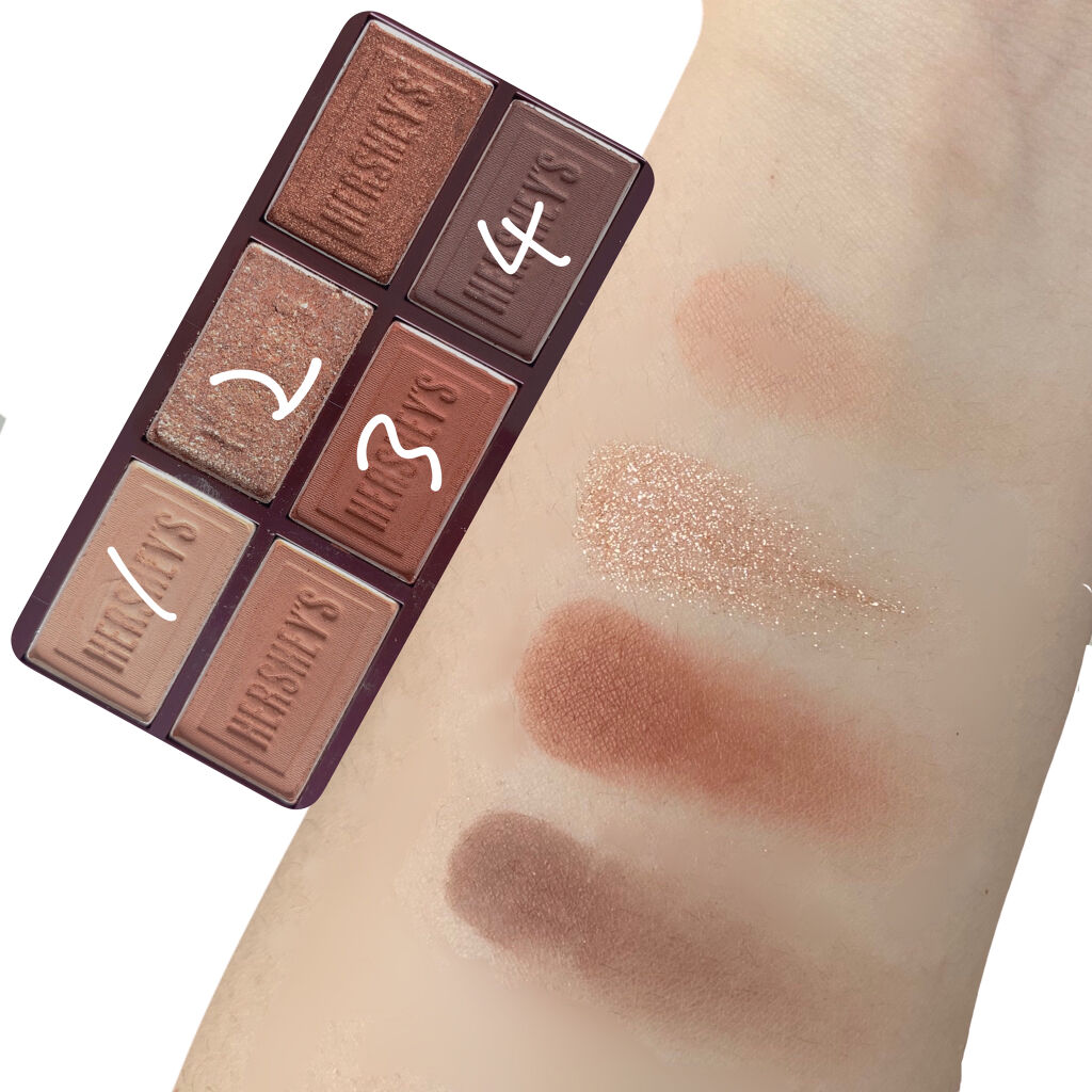 ハーシー プレイカラーアイズミニ/ETUDE/アイシャドウパレットを使ったクチコミ（3枚目）