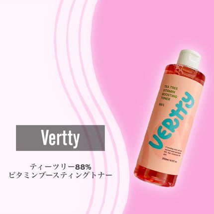 ティーツリー88%ビタミンブースティングトナー/Vertty/化粧水を使ったクチコミ(2枚目)