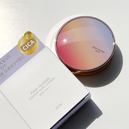 ピンクティーツリーカバーアップグロウクッション/APLIN/クッションファンデーションを使ったクチコミ(2枚目)