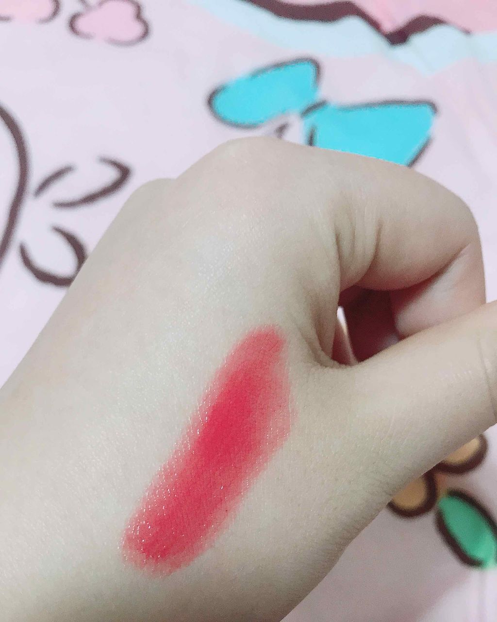 ラスティンググロスリップ/CEZANNE/口紅を使ったクチコミ(2枚目)