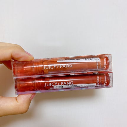 アピュー ジューシーパン ウォーターティント CR01 甘柿/A’pieu/リップティントを使ったクチコミ(2枚目)