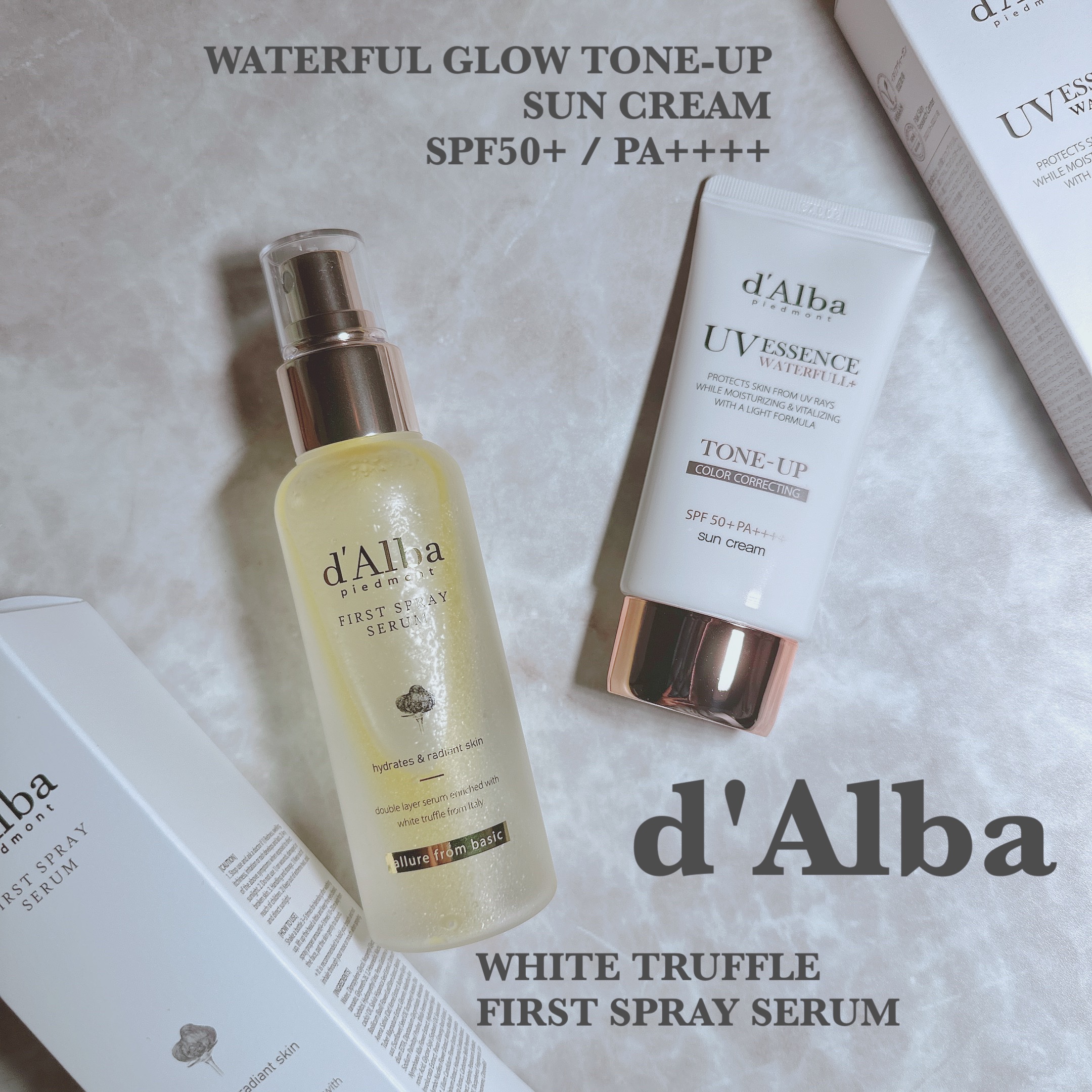 ダルバ ホワイトトリュフファーストスプレーセラム/ダルバ/ミスト状化粧水を使ったクチコミ（1枚目）
