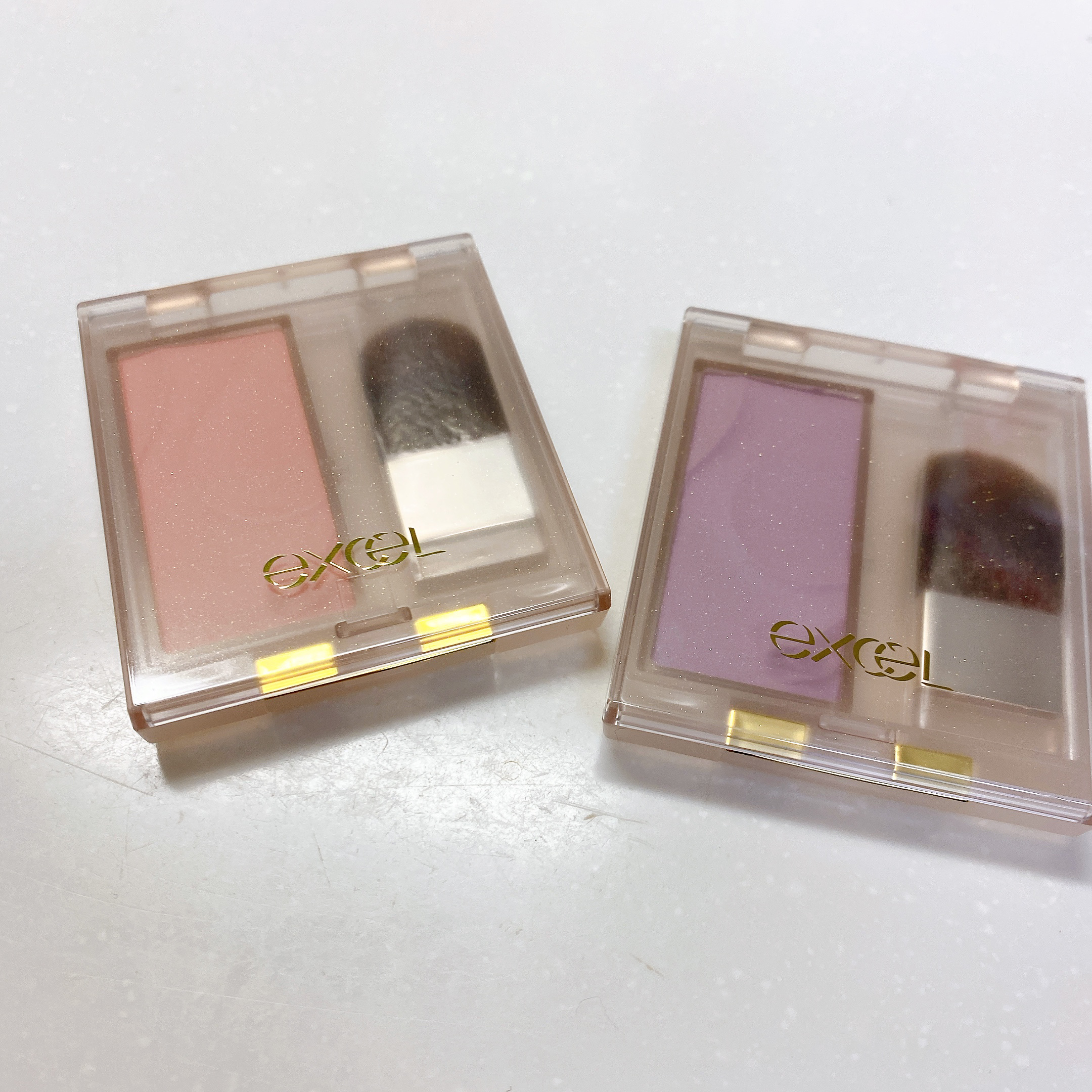 シームレストーン ブラッシュ SB05 ワルツ(限定)/excel/パウダーチークを使ったクチコミ（1枚目）