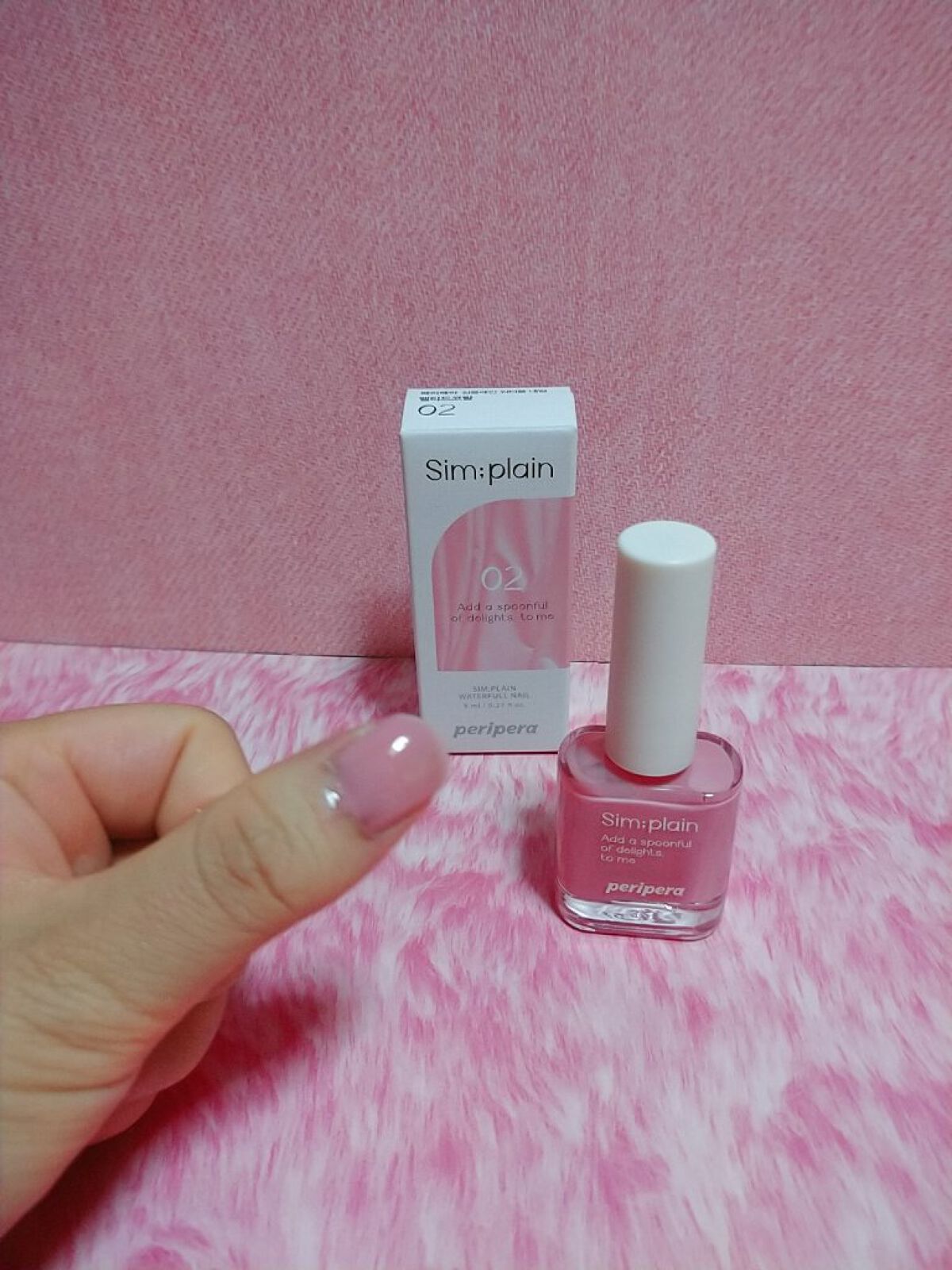 シンプレインウォーターフルネイル/PERIPERA/マニキュアを使ったクチコミ（2枚目）