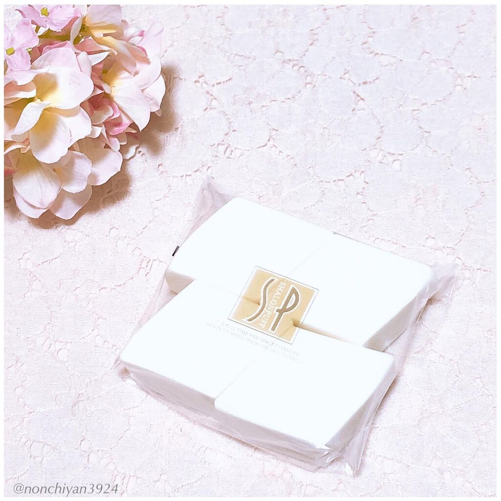 ファンデーション用天然スポンジ（菱形4P）/シャロン/パフ・スポンジを使ったクチコミ（1枚目）