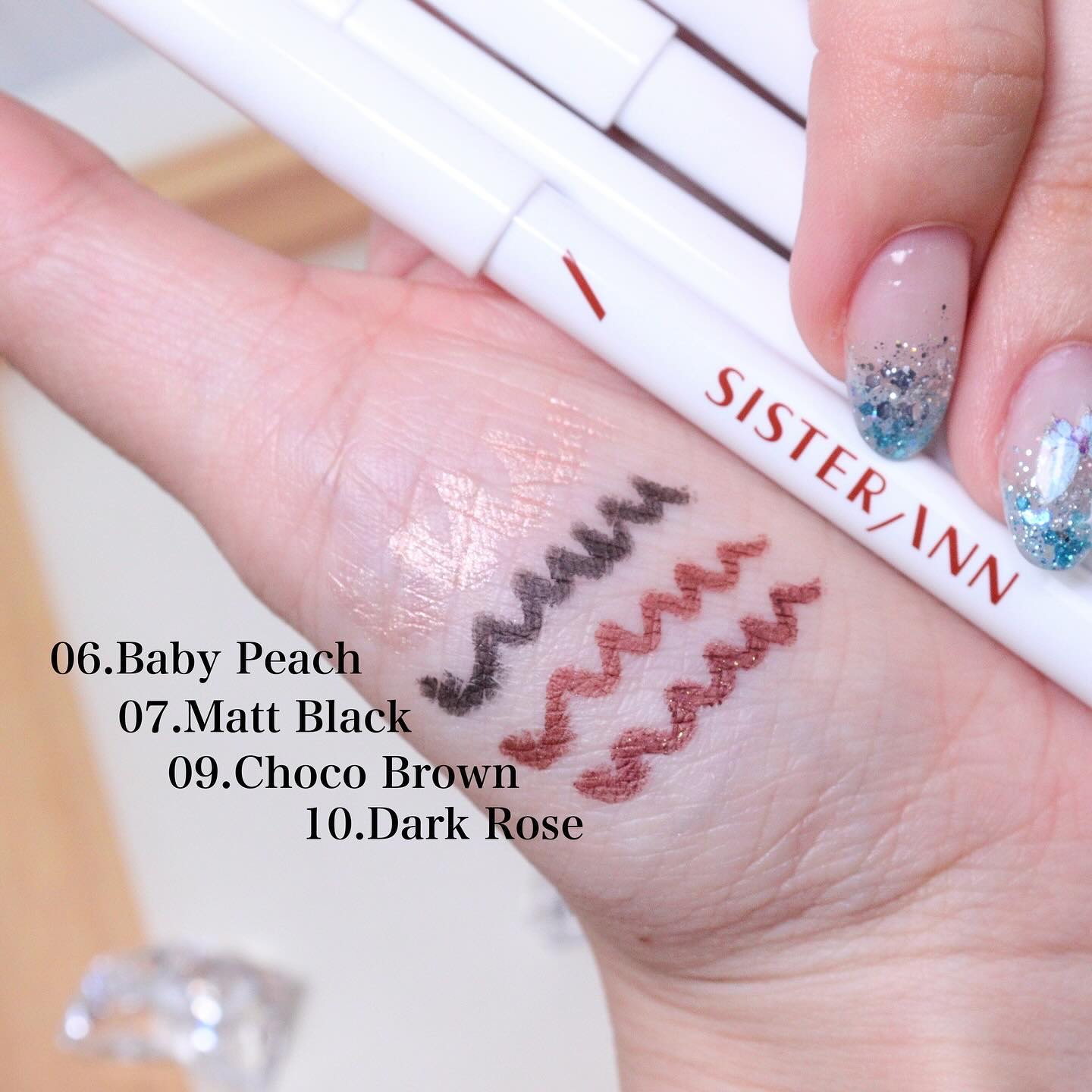 ウォータープルーフペンシルアイライナー 07 MATTE BLACK/SISTER ANN/ペンシルアイライナーを使ったクチコミ（3枚目）