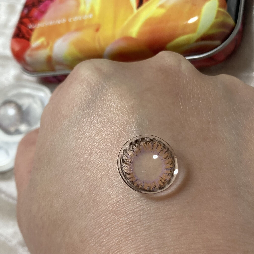 ナデシコカラーワンデー(アート缶タイプ)/NADESHIKO COLOR/ワンデー（１DAY）カラコンを使ったクチコミ（2枚目）