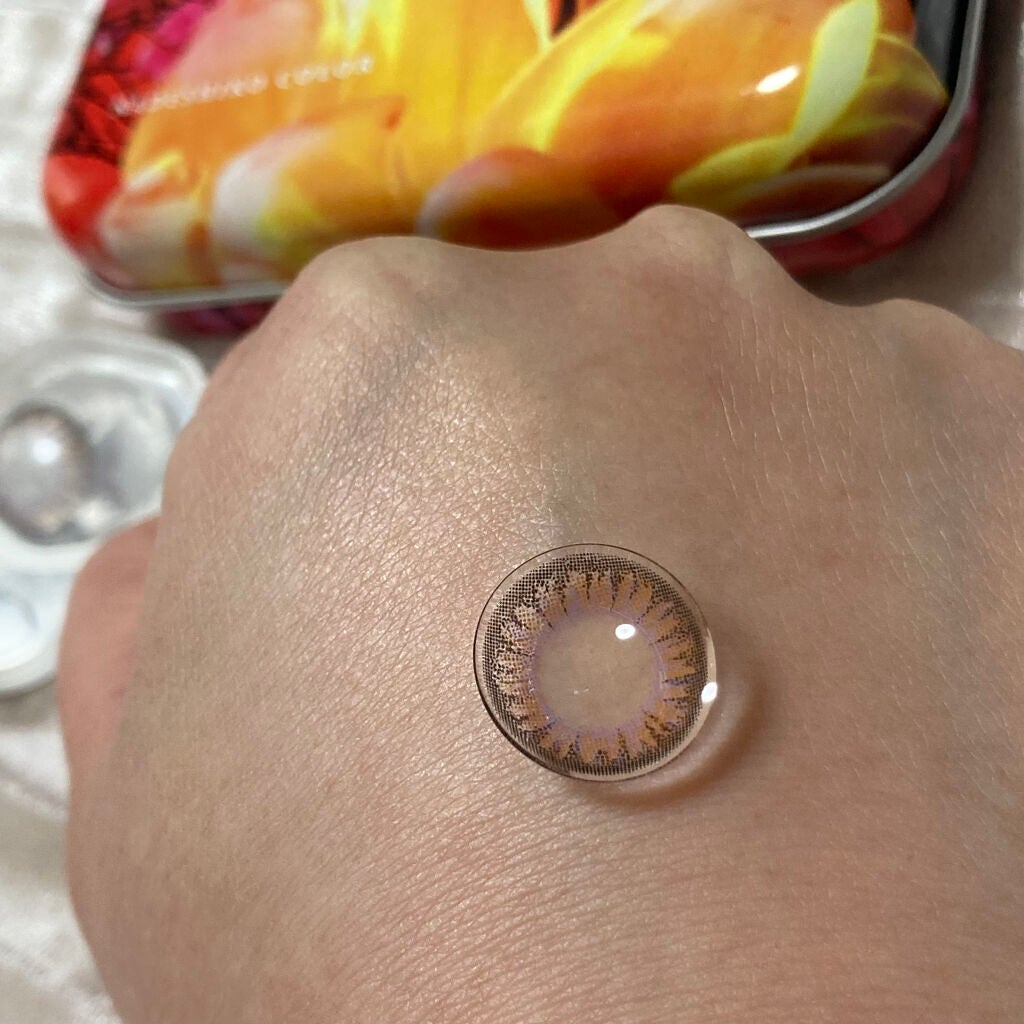 ナデシコカラーワンデー(アート缶タイプ)/NADESHIKO COLOR/ワンデー(1DAY)カラコンを使ったクチコミ(2枚目)