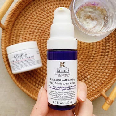 KIEHL'S（キールズ）から9月に発売された、“レチノール”入りのエイジングケア美容『キールズ レチノール リニューイング セラム』にお試ししやすい、30mLサイズが10月に新登場しましたꉂꉂ📣‼️
