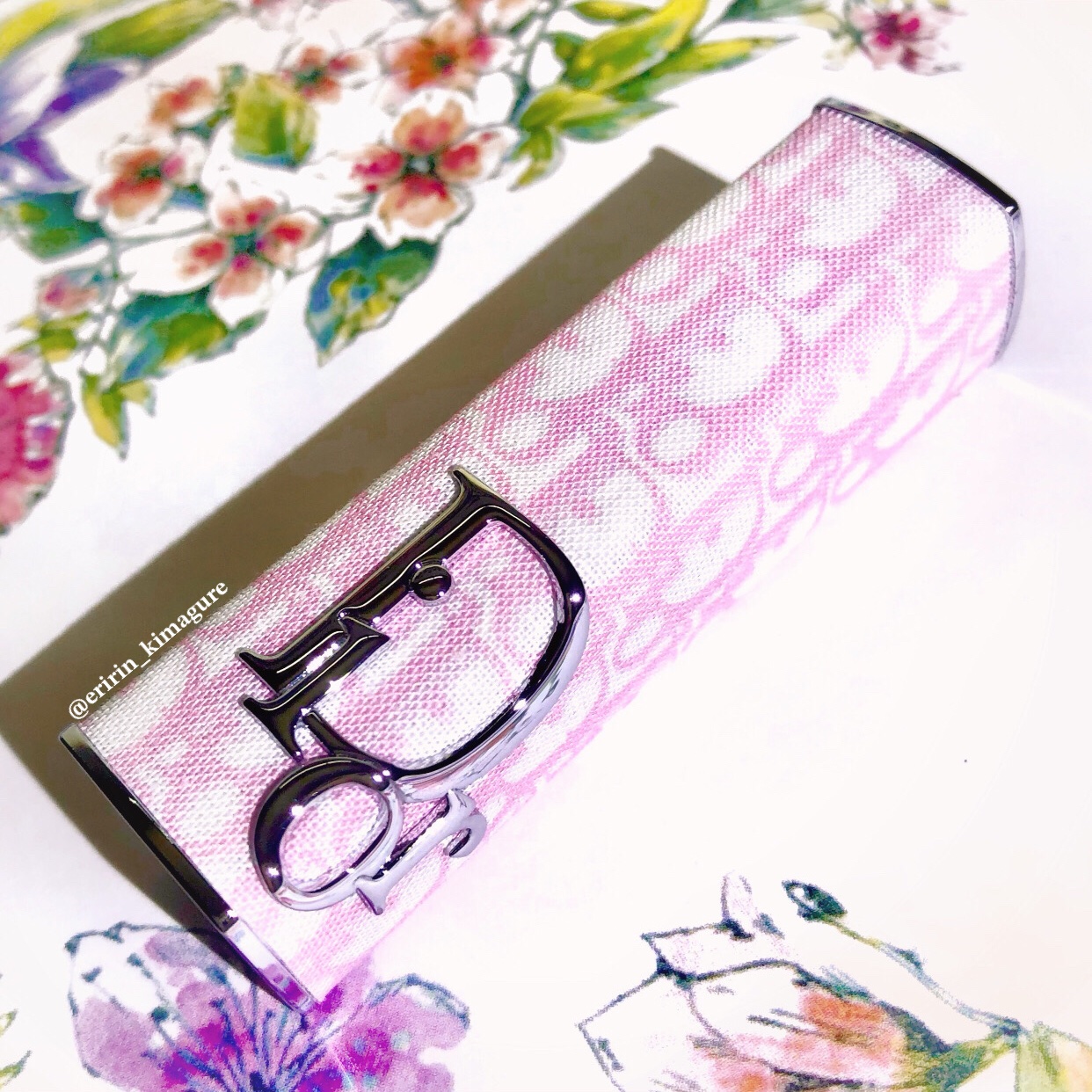 ディオール アディクト クチュール リップスティック ケース ピンク オブリーク/Dior/その他化粧小物を使ったクチコミ（3枚目）