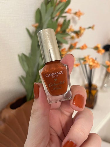 秋ネイルにおススメカラー💅

先日購入したCanmakeのネイルが可愛いくて✨

Canmakeのマニキュアはいくつか持ってて、よく使ってます！

持ちもいい方だし、乾きもそこまでかからなく、塗りやすいです！
そしてお値段が安いので手にとりやすいのも嬉しいポイントです♡

まだまだ暑いですが、コスメは色々と秋仕様になってきてますね🌾

#ネイル　#ポリッシュ #秋コスメ  #サマーネイル の画像 その0