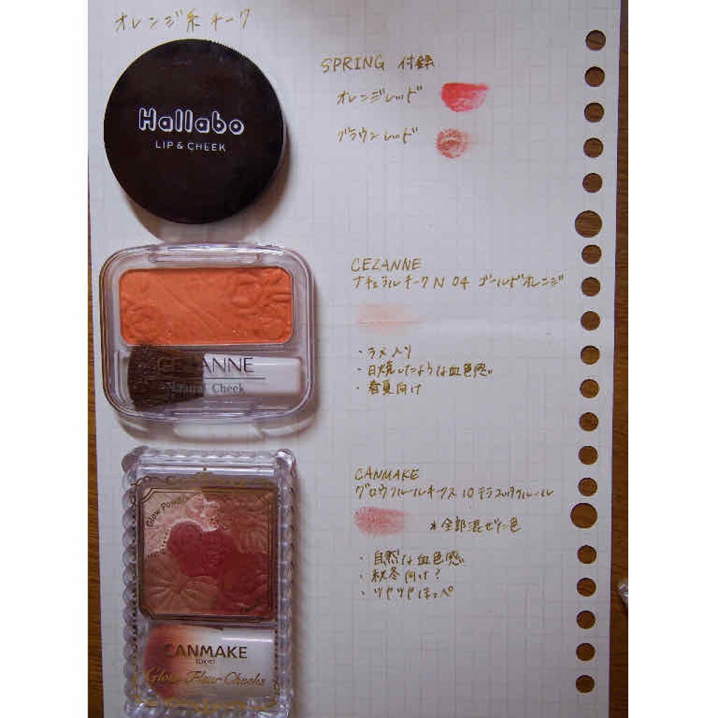 グロウフルールチークス/キャンメイク/パウダーチークを使ったクチコミ(2枚目)