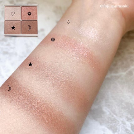 シルキースフレアイズ/キャンメイク/アイシャドウパレットを使ったクチコミ(3枚目)