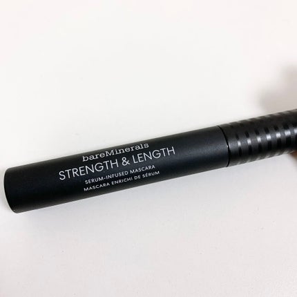 bareMinerals ストレングス & レングス セラム インフューズド マスカラのクチコミ「お気に入りのマスカラ👀✨
ミネラル系マスカラは使うの初めて。
たまにマスカラ使うと目が痛くな.....」(2枚目)