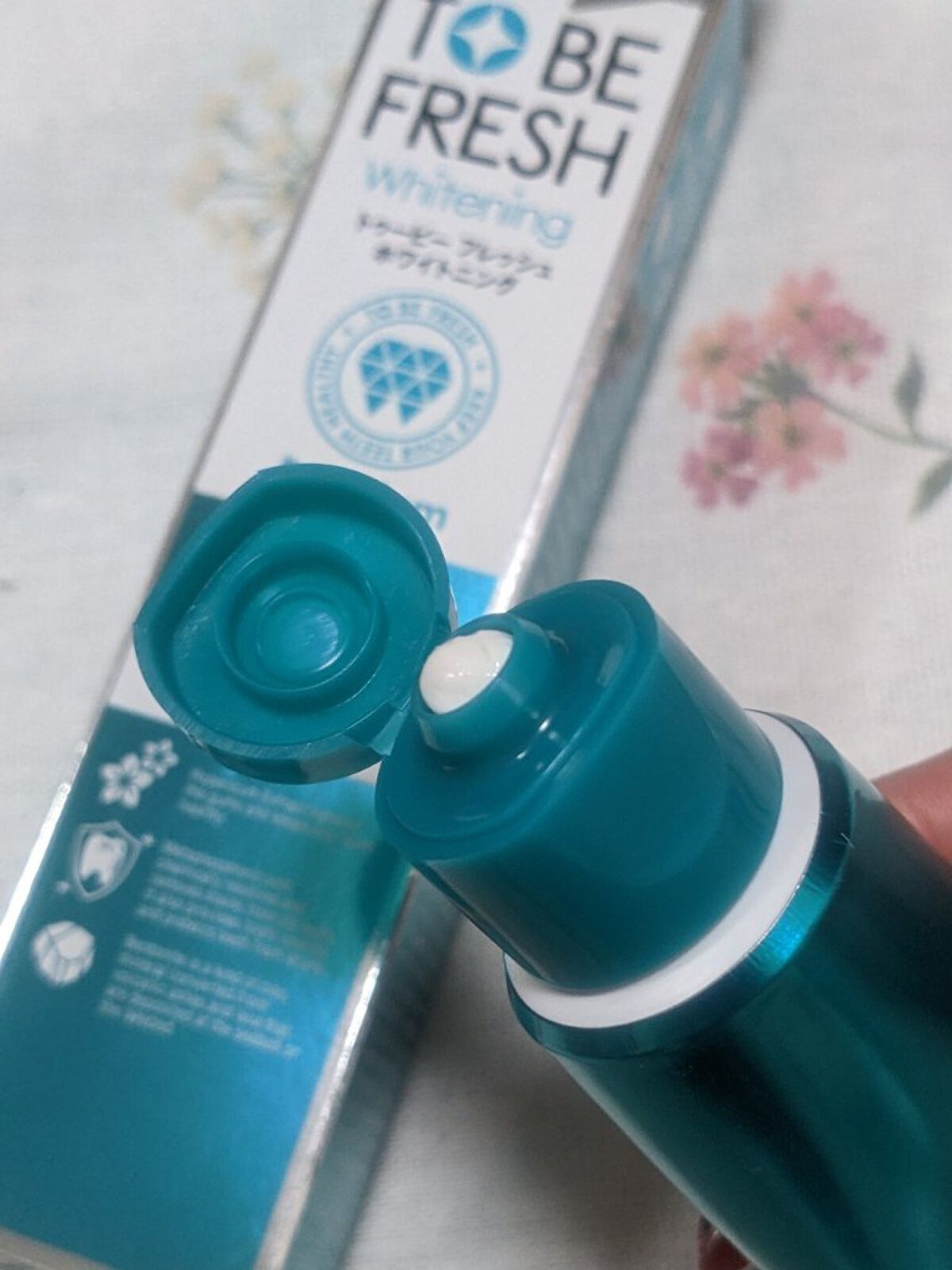 ホワイトニング薬用デンタルペースト プレミアム/トゥービーフレッシュ/歯磨き粉を使ったクチコミ（2枚目）