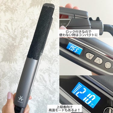 VENUSiS ストレートヘアアイロン  VAS-9300のクチコミ「前髪や毛先、細部まで使いやすい✨
薄くて軽いVENUSiSのストレートヘアアイロン VAS-9.....」（2枚目）