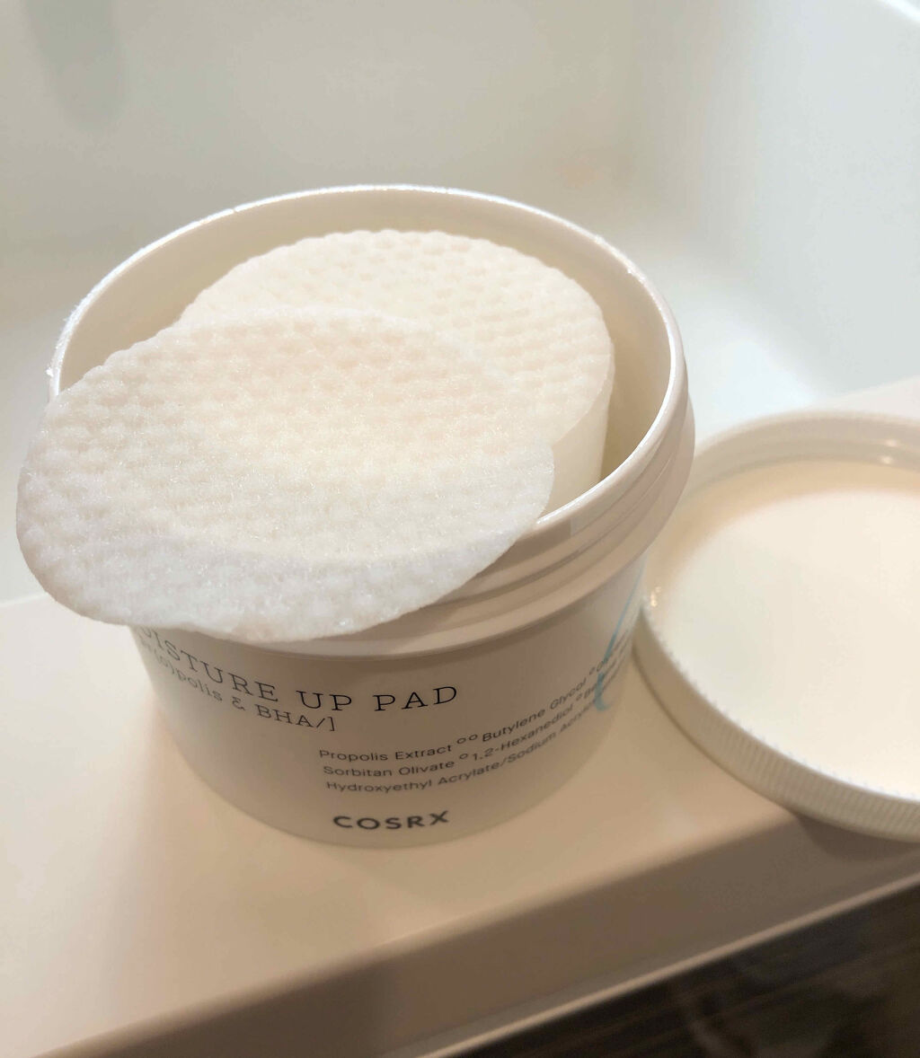 ワンステップモイスチャーアップパッド/COSRX/トナーパッドを使ったクチコミ（3枚目）
