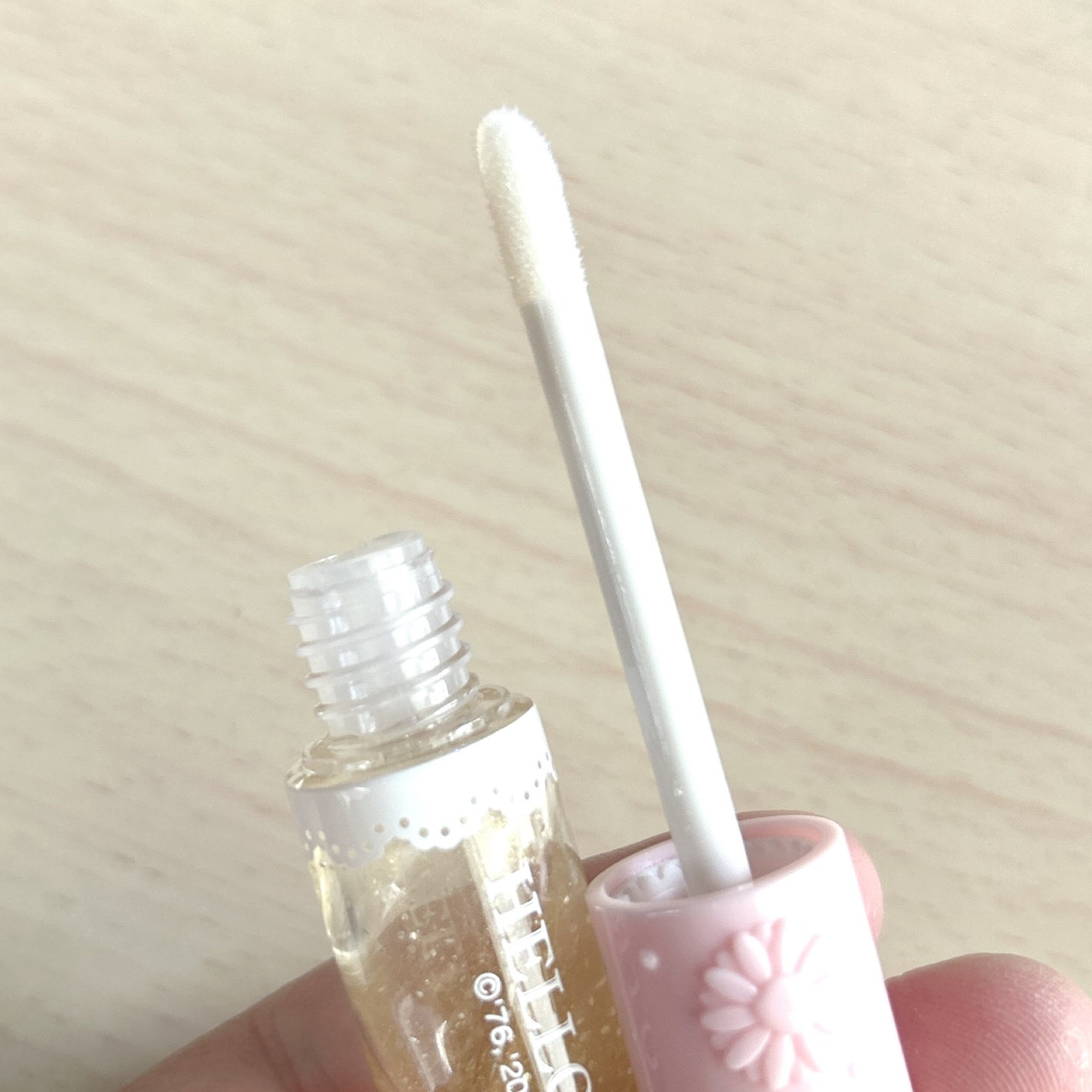 Blooming Kitty リップオイルB/DAISO/リップグロスを使ったクチコミ(2枚目)