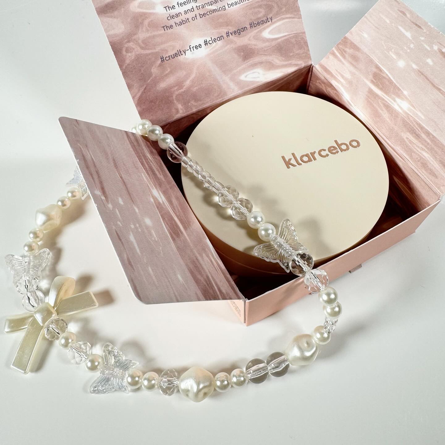 ハートシカクッション/klarcebo/クッションファンデーションを使ったクチコミ（1枚目）