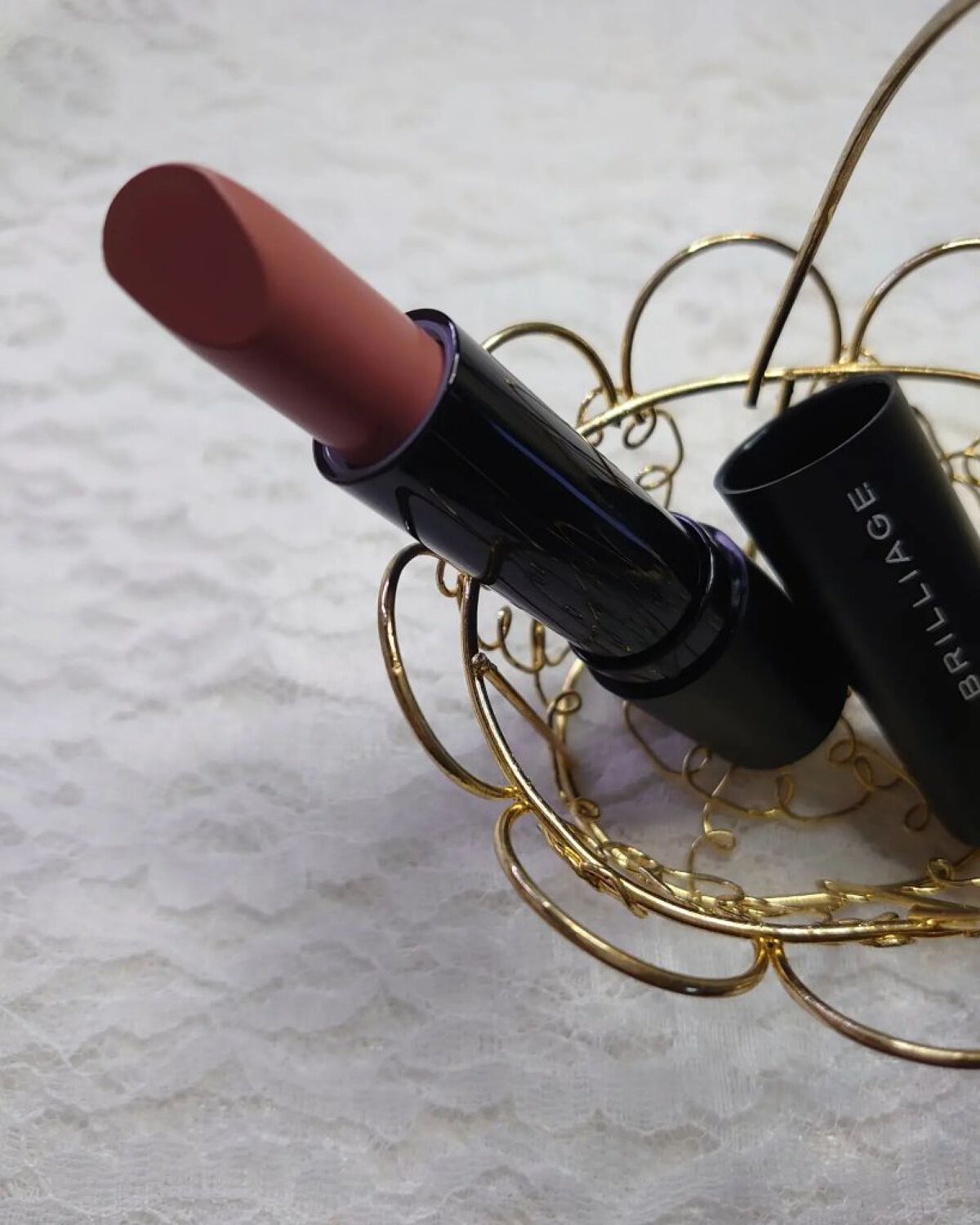 パウダーグローリップス/ブリリアージュ/口紅を使ったクチコミ（2枚目）