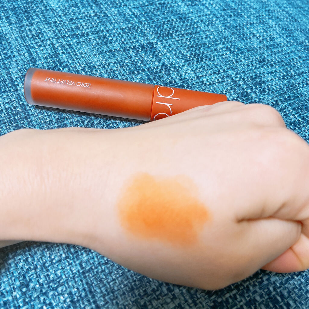 ゼロベルベットティント 15 ラスクラスク(RUSK RUSK)/rom&nd/リップティントを使ったクチコミ（3枚目）