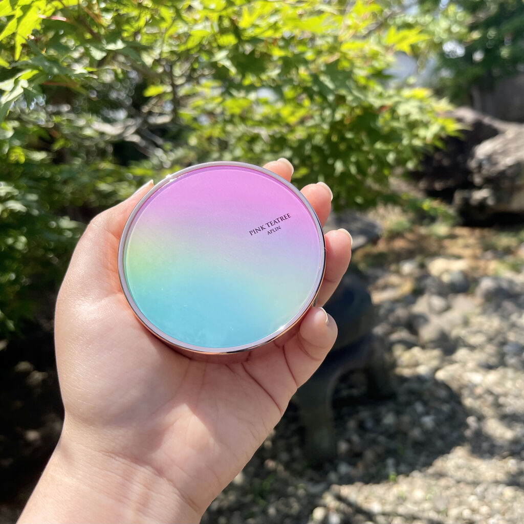 ピンクティーツリーカバークッション/APLIN/クッションファンデーションを使ったクチコミ（1枚目）