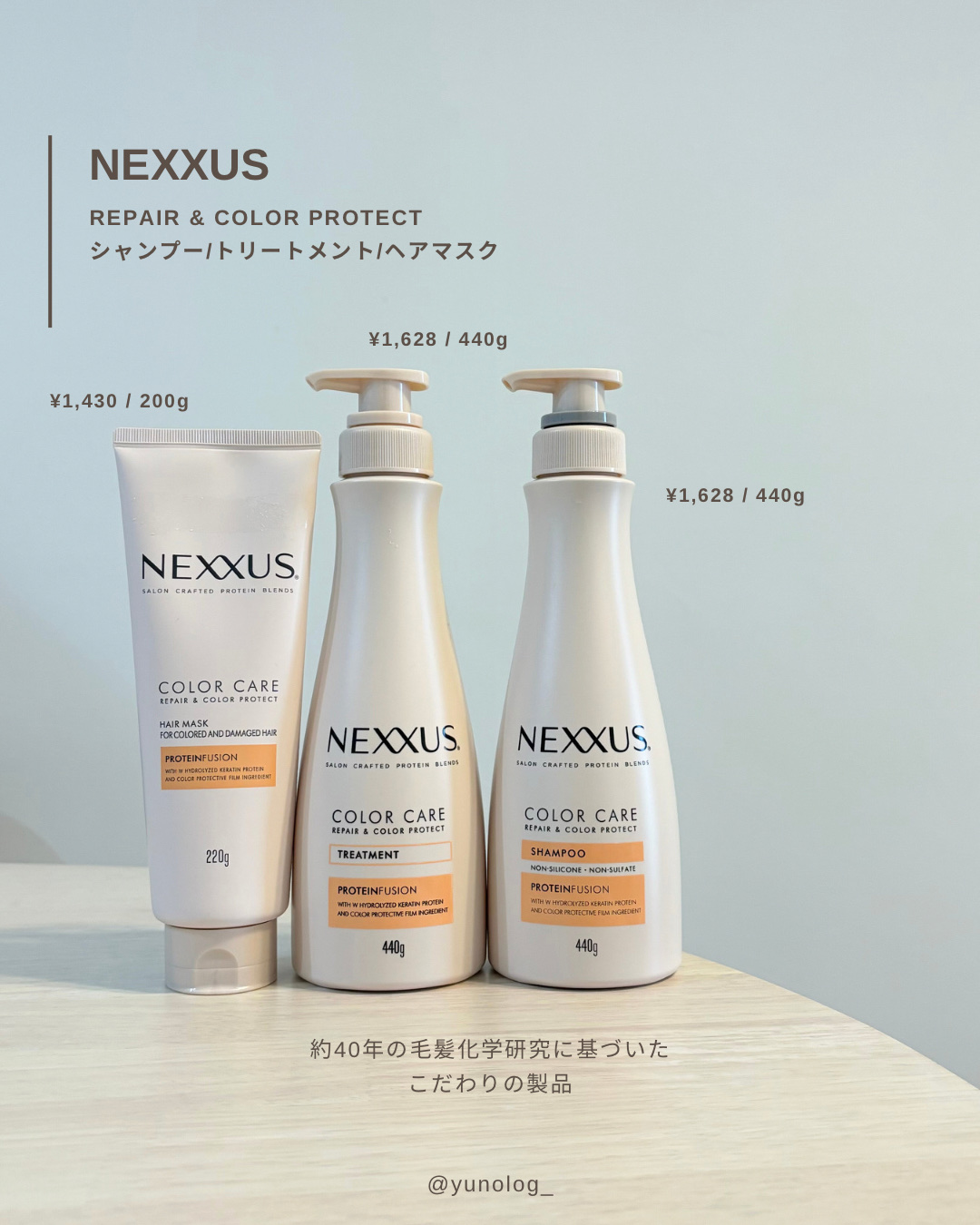 ネクサス リペア＆カラープロテクト シャンプー／トリートメント/NEXXUS(ネクサス)/市販シャンプーを使ったクチコミ（2枚目）