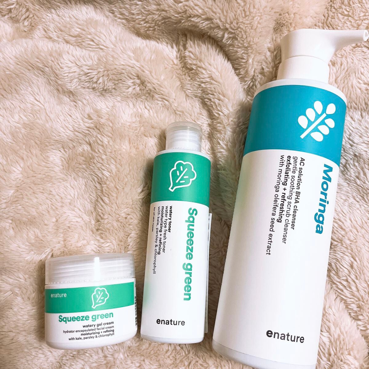 Squeeze Green Watery Toner/eNature/化粧水を使ったクチコミ(2枚目)