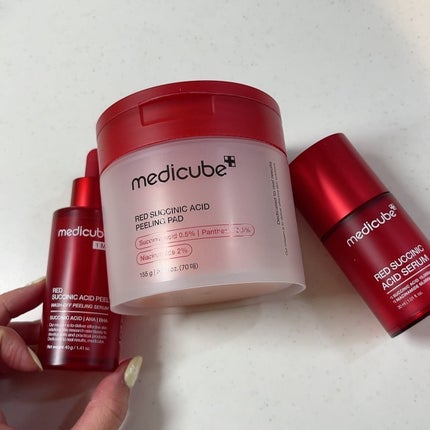 レッドアクネピーリングセラム/MEDICUBE/美容液を使ったクチコミ(8枚目)