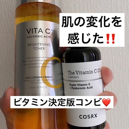 ビタ C プラスブライトニングトナー【韓国発売品】/MISSHA/化粧水を使ったクチコミ(1枚目)