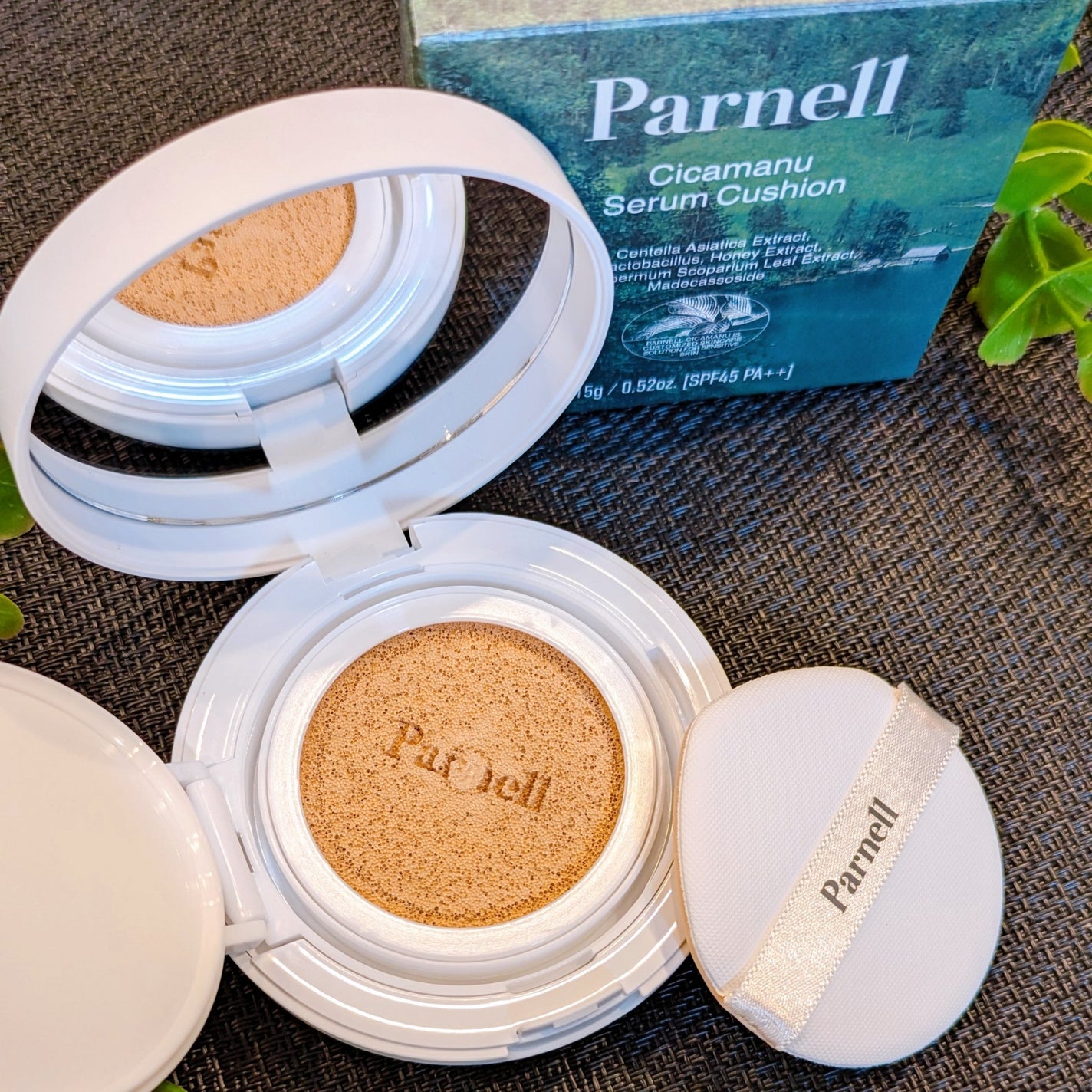 シカマヌ セラム クッションファンデ/parnell/クッションファンデーションを使ったクチコミ(1枚目)