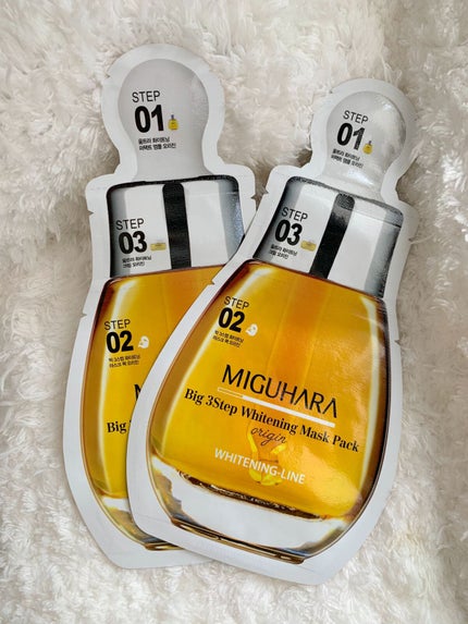 Big3 Step Whitening Mask Pack/MIGUHARA/シートマスク・パックを使ったクチコミ(8枚目)