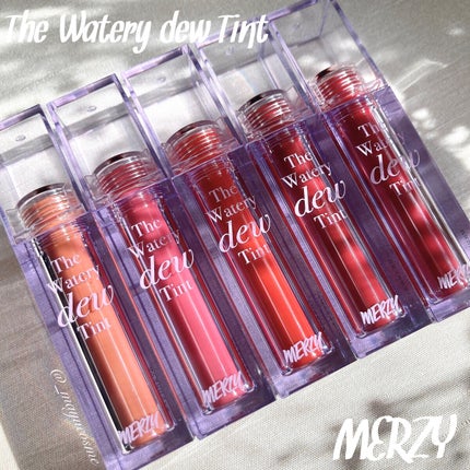 ザ ウォータリーデューティント/MERZY/リップティントを使ったクチコミ(1枚目)