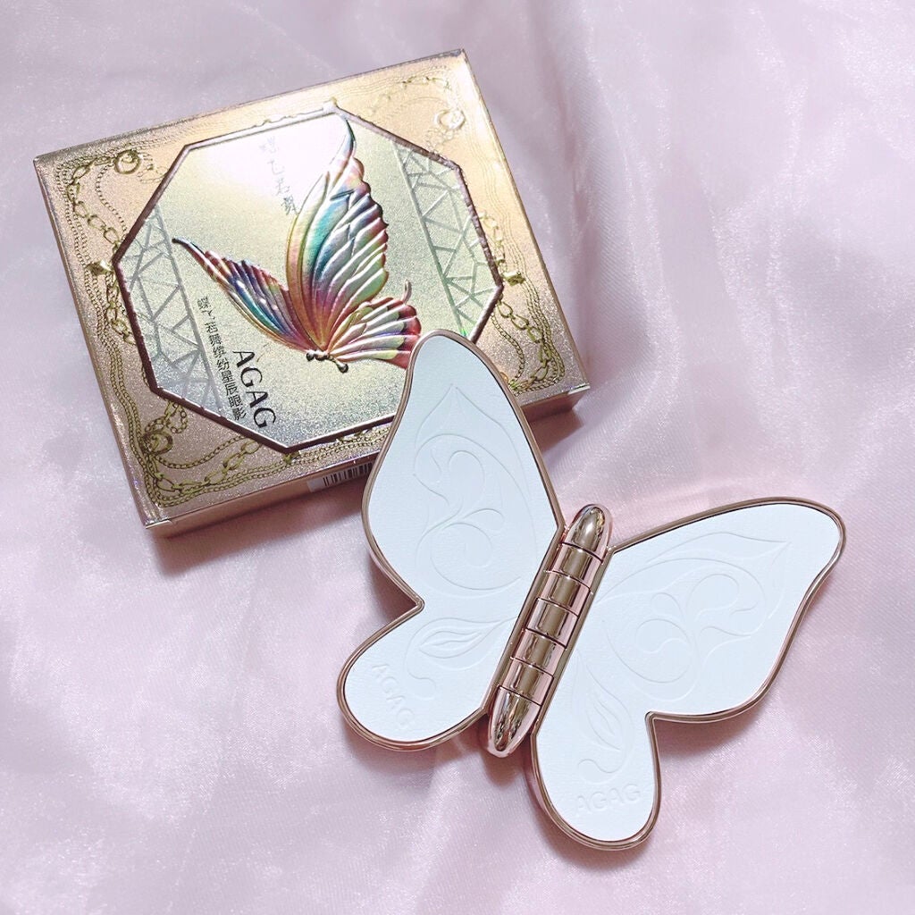 バタフライアイシャドウパレット/AGAG/アイシャドウパレットを使ったクチコミ(3枚目)