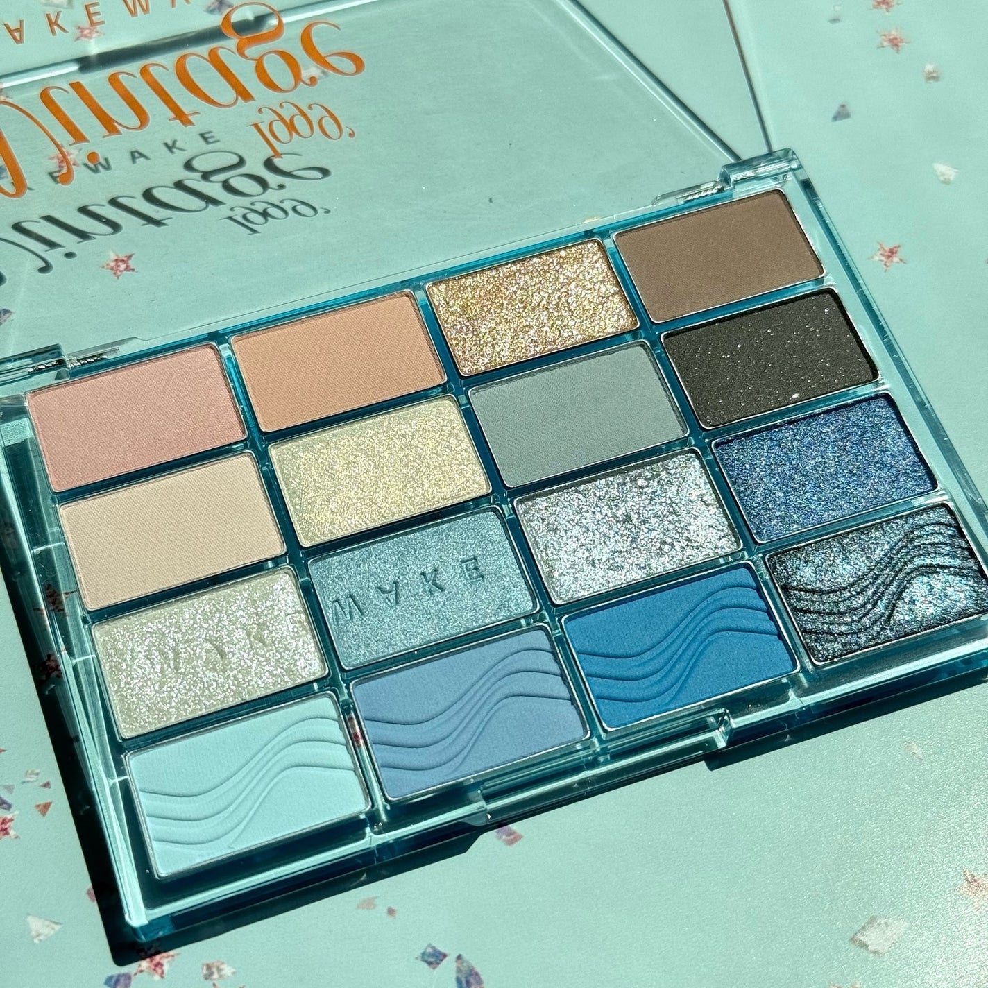 ソフトブラーリングアイパレット/wakemake/アイシャドウパレットを使ったクチコミ(2枚目)