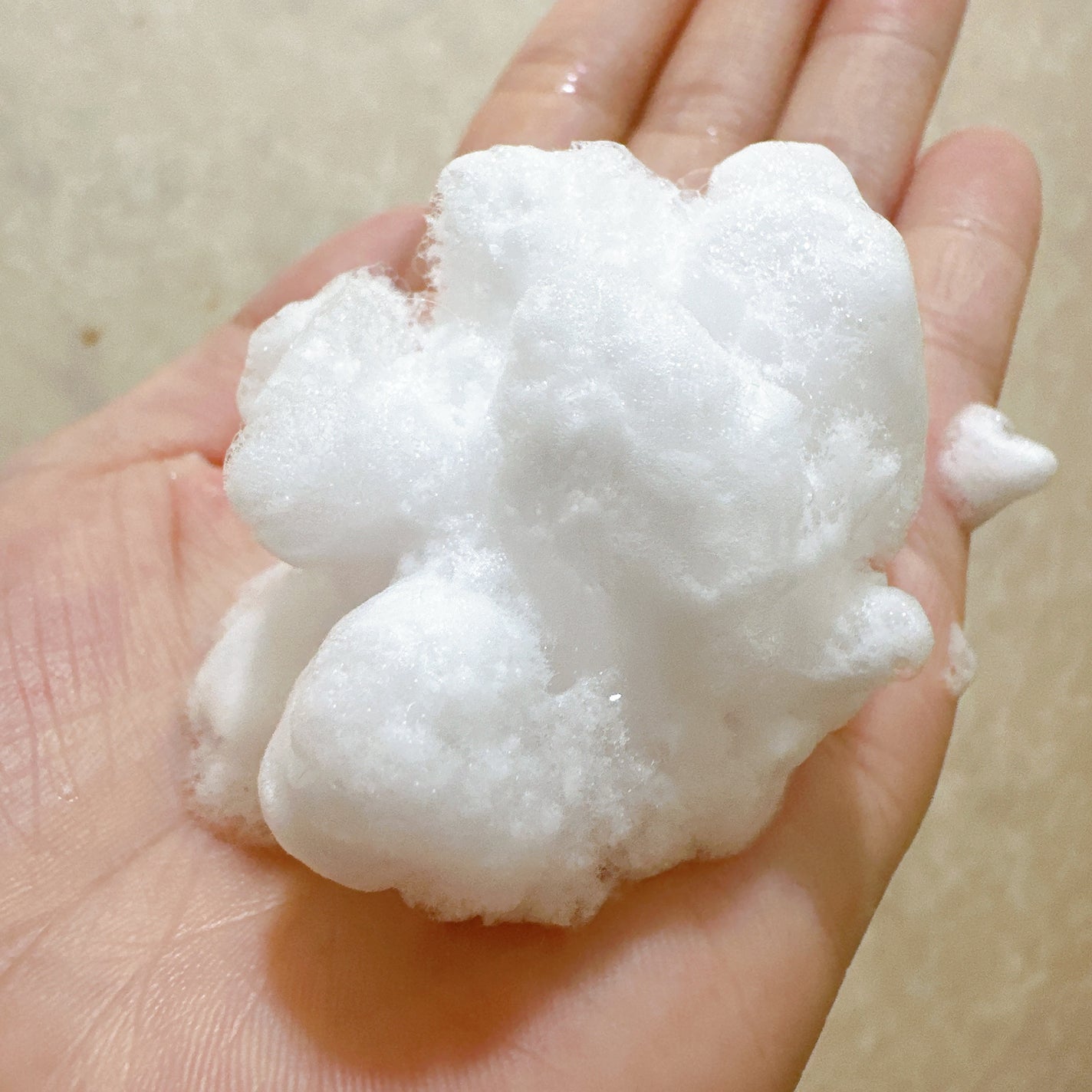 エッセンシャル ワンステップクレンズ/BENEFIQUE/泡洗顔を使ったクチコミ(4枚目)