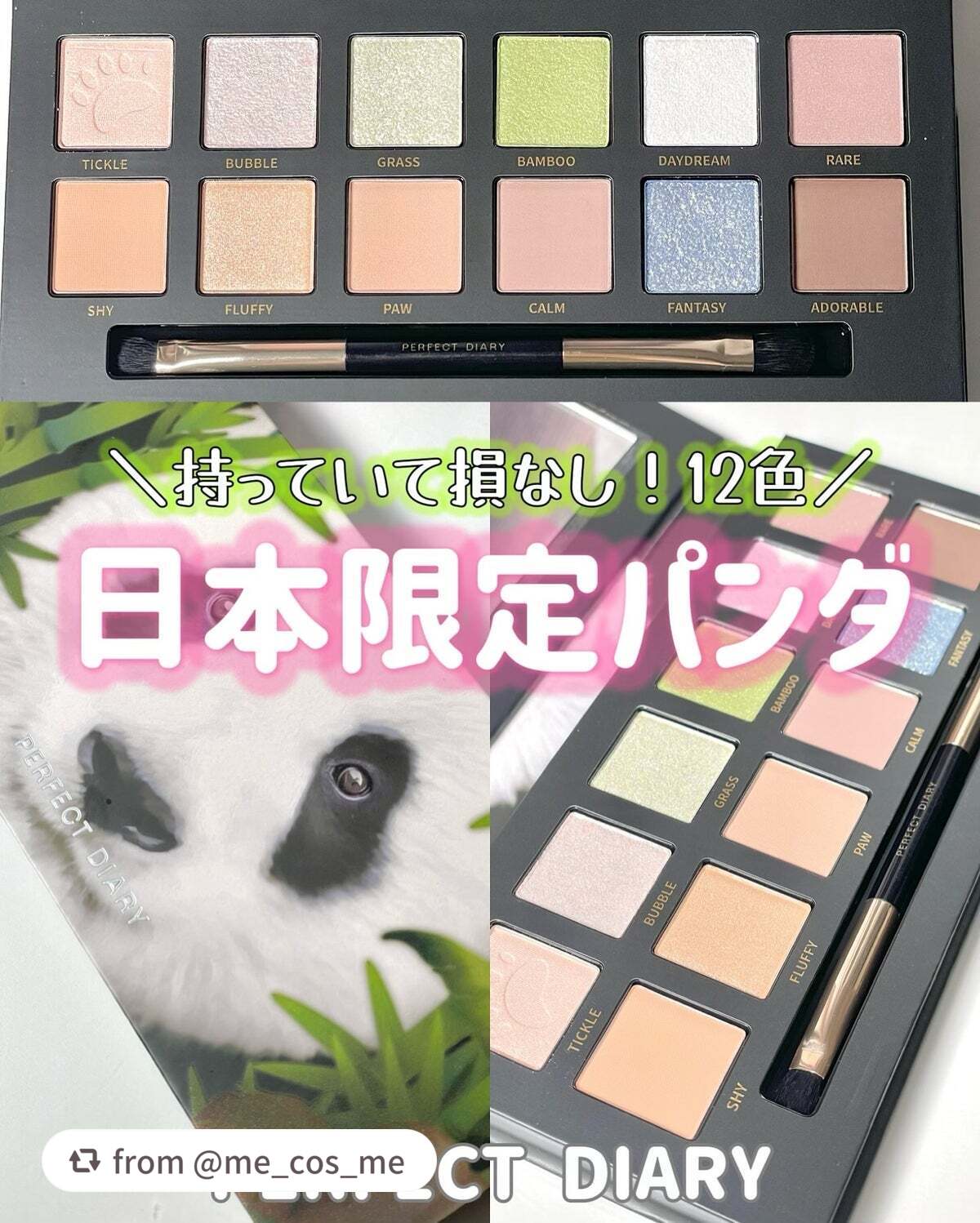 エクスプローラ12色 動物アイシャドウパレット/PERFECT DIARY/アイシャドウパレットを使ったクチコミ(1枚目)