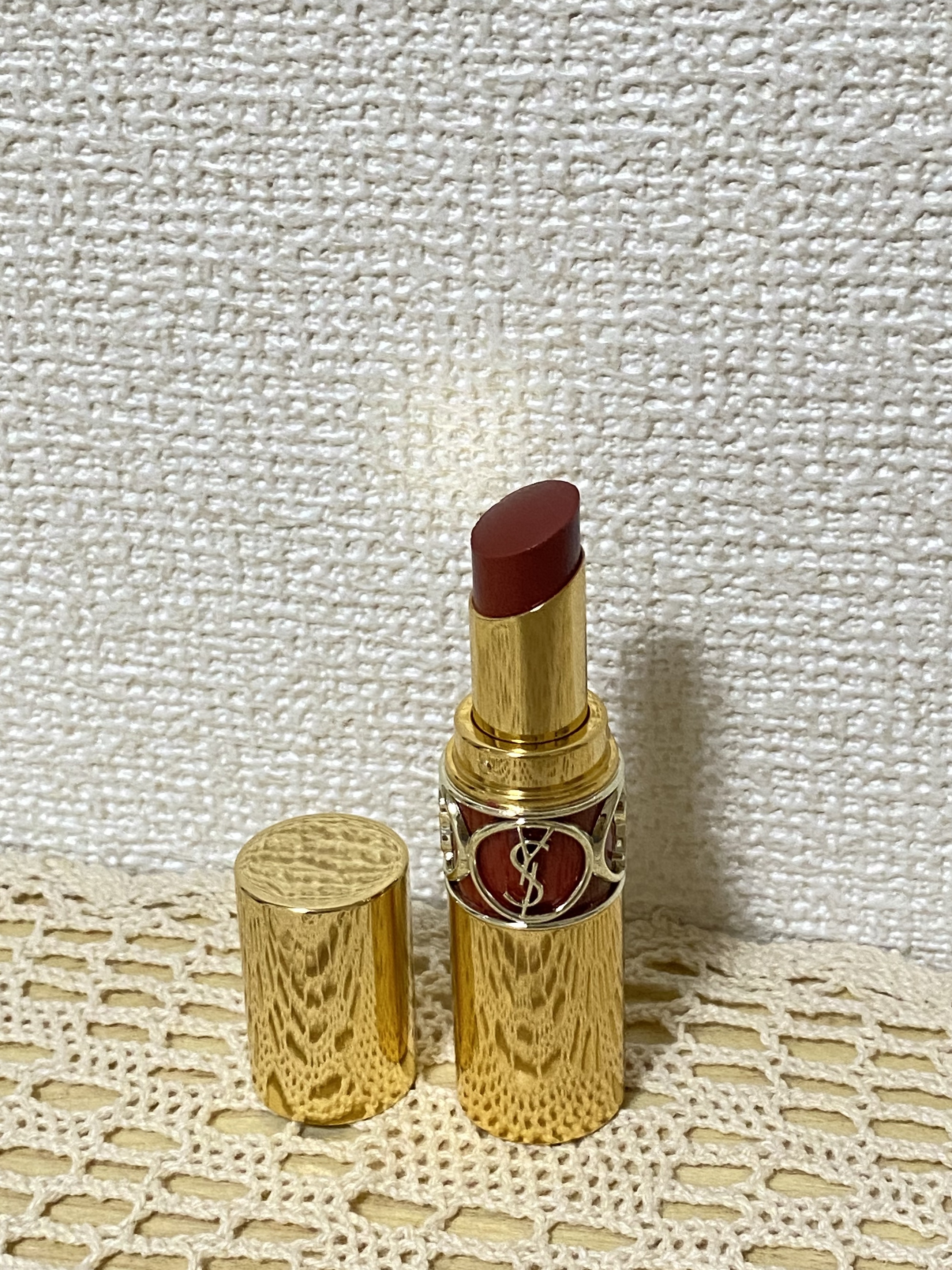 ルージュ ヴォリュプテ シャイン No.80 チリ チュニック/YVES SAINT LAURENT BEAUTE/口紅を使ったクチコミ（2枚目）