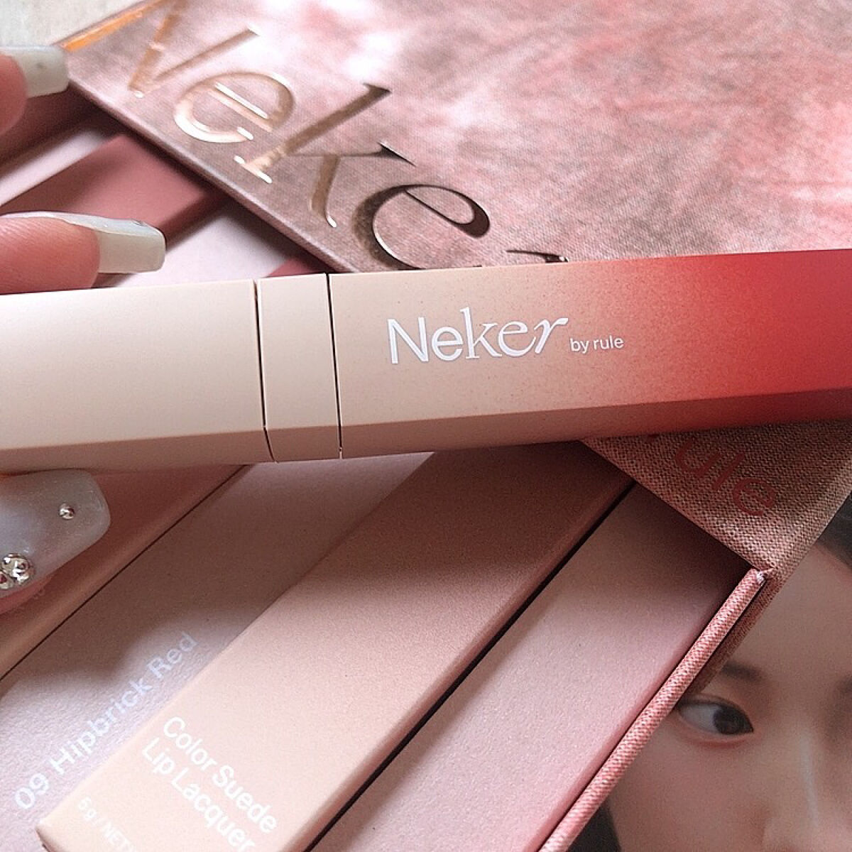 カラースエードリップロッカー/Neker /口紅を使ったクチコミ（2枚目）