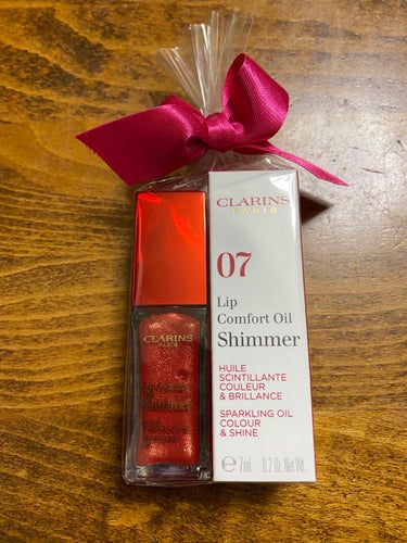 コンフォート リップオイル シマー/CLARINS/リップグロスを使ったクチコミ（1枚目）