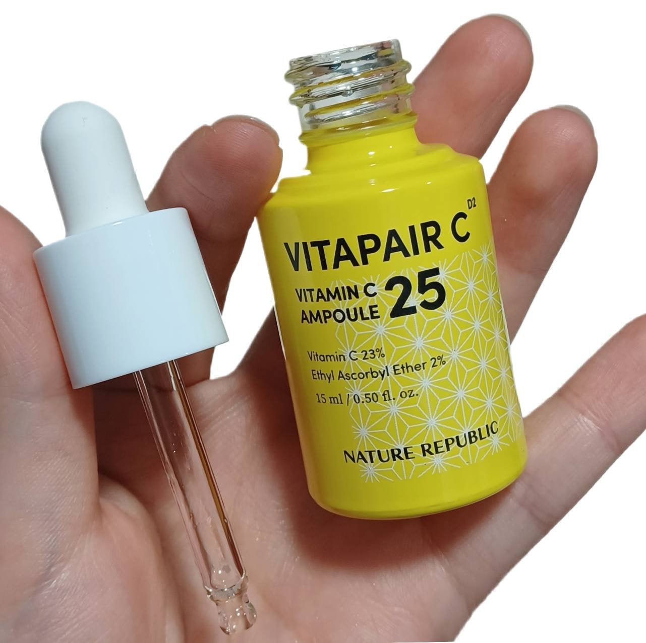 ビタペアC ビタミンC25アンプル/ネイチャーリパブリック/美容液を使ったクチコミ(2枚目)