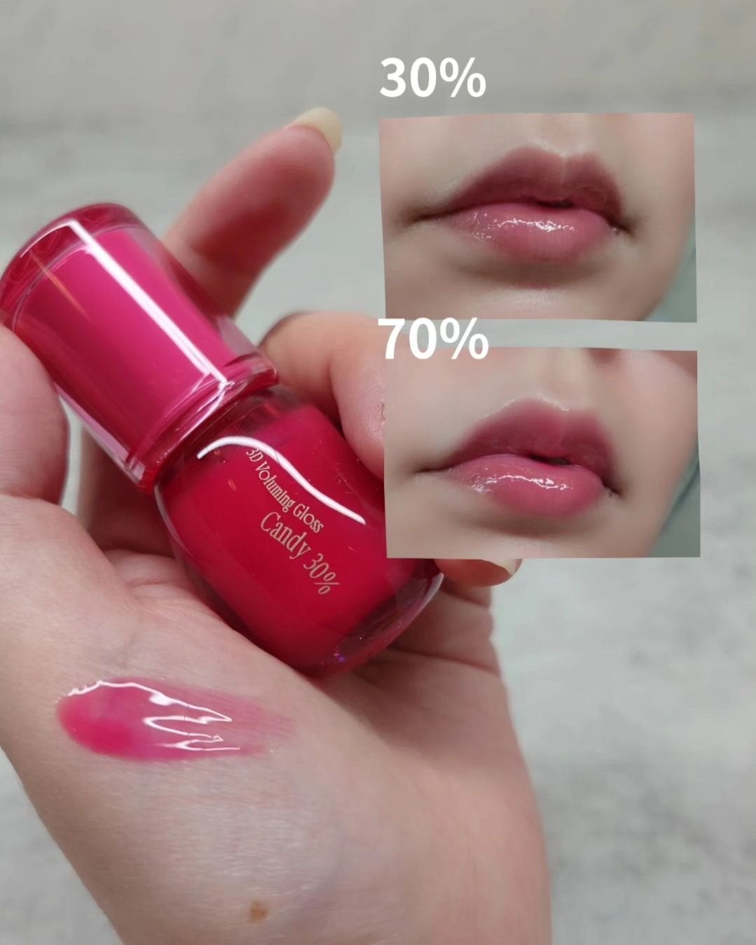 フィー 3Dボリューミンググロス/fwee/リップグロスを使ったクチコミ(2枚目)