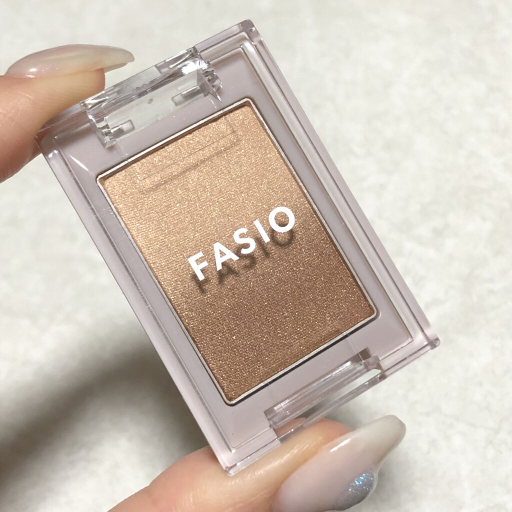 グラデーション アイカラー 03 ベージュブラウン/FASIO/単色アイシャドウを使ったクチコミ（1枚目）