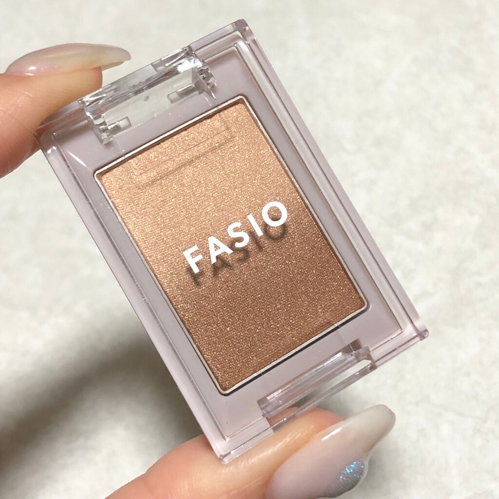 グラデーション アイカラー/FASIO/単色アイシャドウを使ったクチコミ(1枚目)