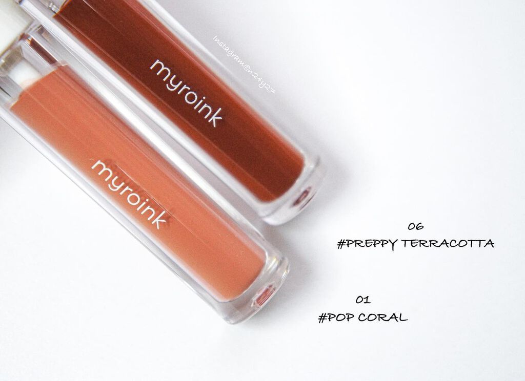 カラーフォーミーリップティント/myroink/リップティントを使ったクチコミ（2枚目）