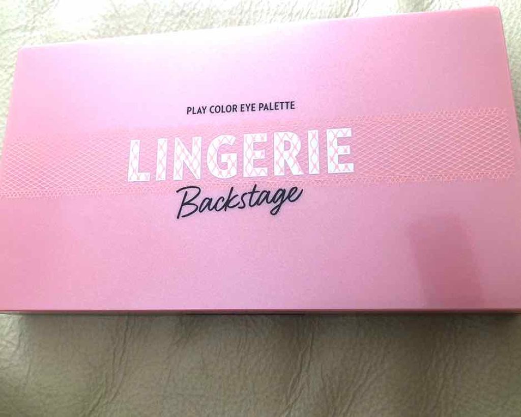 プレイカラーアイパレット ランジェリーバックステージ/ETUDE/アイシャドウパレットを使ったクチコミ（2枚目）