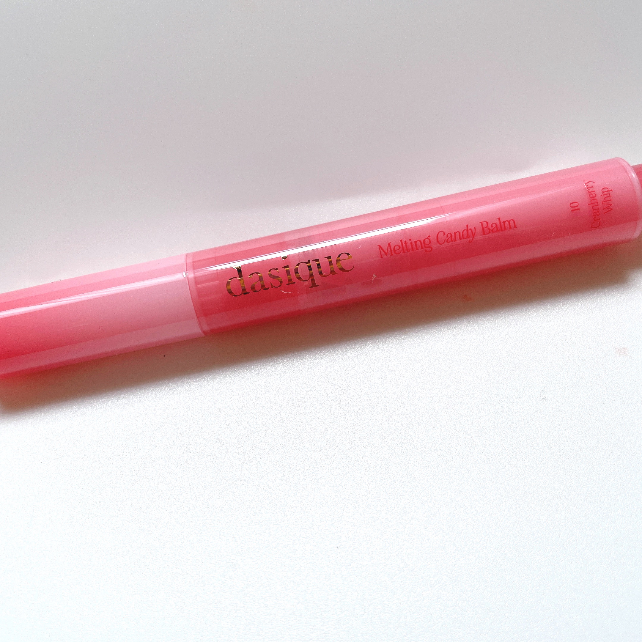 メルティングキャンディーバーム 10 クランベリーホイップ/dasique/口紅を使ったクチコミ（2枚目）